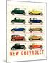 GM 10 New Chevrolet-null-Mounted Art Print