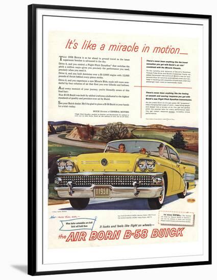 GM Air Born B-58 Buick-Miracle-null-Framed Premium Giclee Print