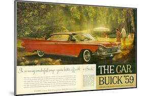 GM -Better Off With a Buick-null-Mounted Art Print