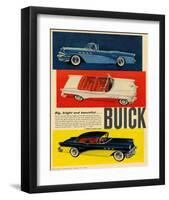 GM Big Bright Beautiful Buick-null-Framed Art Print