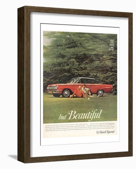 GM Bold New Buick Look for '63-null-Framed Art Print