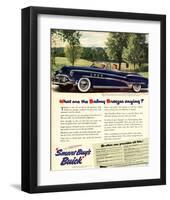 GM Buick - Balmy Breezes-null-Framed Art Print