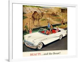 GM Buick -Beauty and the Beast-null-Framed Premium Giclee Print