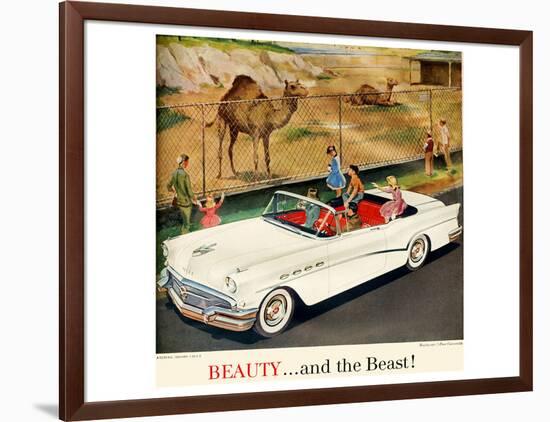 GM Buick -Beauty and the Beast-null-Framed Premium Giclee Print