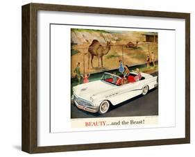 GM Buick -Beauty and the Beast-null-Framed Art Print