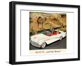 GM Buick -Beauty and the Beast-null-Framed Art Print