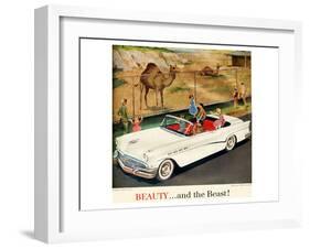 GM Buick -Beauty and the Beast-null-Framed Art Print