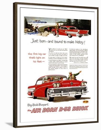 GM Buick-Bound to Make History-null-Framed Premium Giclee Print