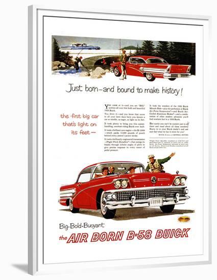 GM Buick-Bound to Make History-null-Framed Premium Giclee Print