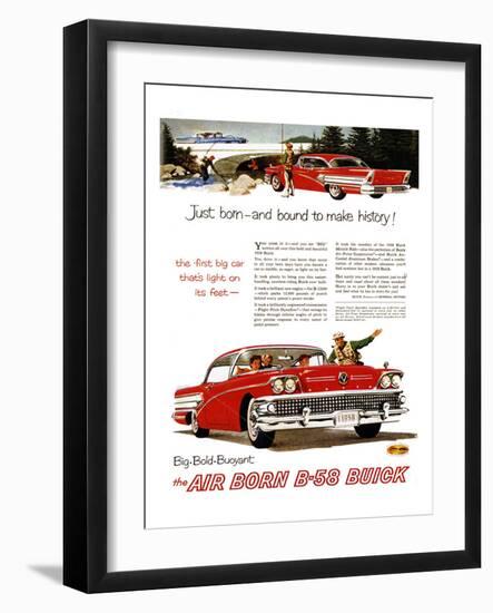 GM Buick-Bound to Make History-null-Framed Art Print