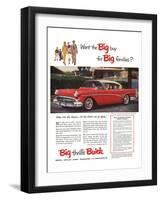 GM Buick-Buy for Big Families-null-Framed Art Print