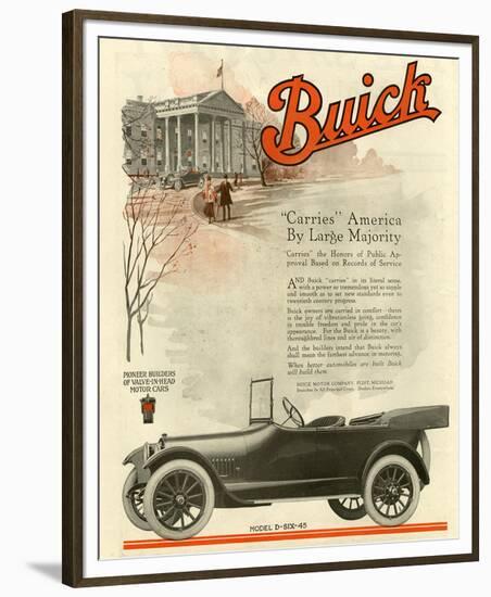 GM Buick …Carries America-null-Framed Premium Giclee Print