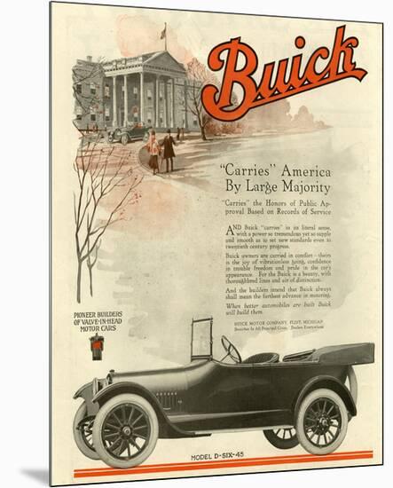 GM Buick …Carries America-null-Mounted Premium Giclee Print