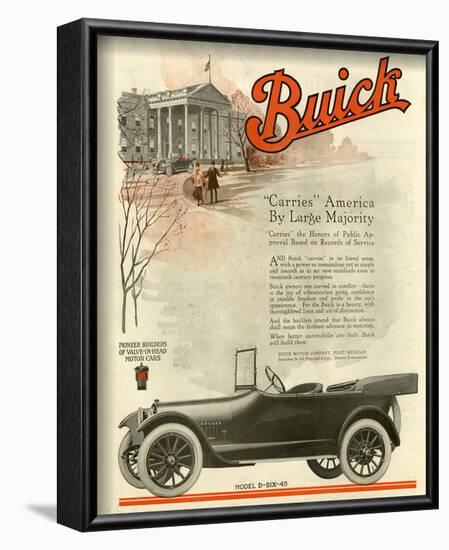 GM Buick …Carries America-null-Framed Art Print