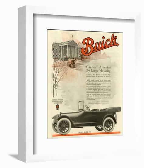 GM Buick …Carries America-null-Framed Art Print