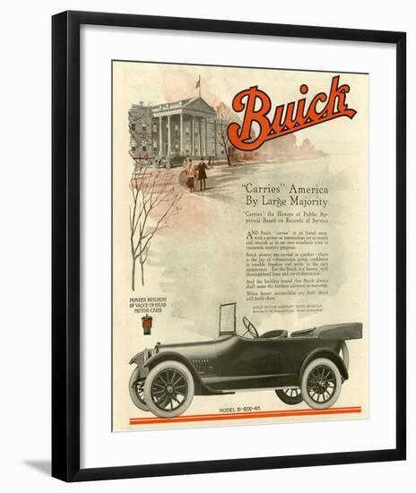GM Buick …Carries America-null-Framed Art Print