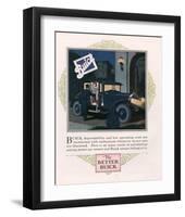 GM Buick - Dependability-Cost-null-Framed Art Print