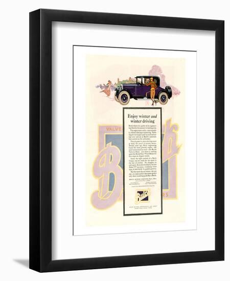 GM Buick-Enjoy Winter Driving-null-Framed Art Print