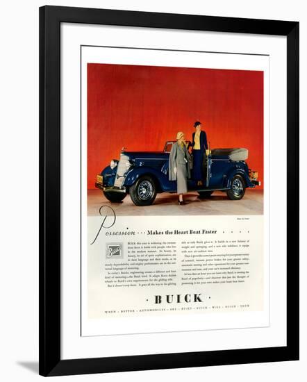 GM Buick - Faster Heartbeat-null-Framed Art Print