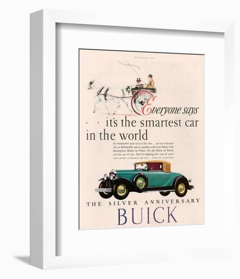 GM Buick - Is the Smartest Car-null-Framed Premium Giclee Print