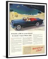 GM Buick-Lends a Lit to Travels-null-Framed Premium Giclee Print