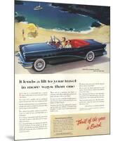 GM Buick-Lends a Lit to Travels-null-Mounted Premium Giclee Print