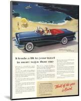 GM Buick-Lends a Lit to Travels-null-Mounted Art Print