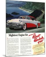 GM Buick-Mightiest Engine Yet-null-Mounted Premium Giclee Print