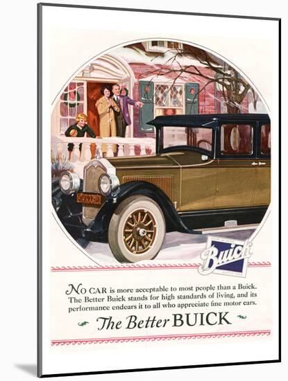 GM Buick - More Acceptable-null-Mounted Art Print