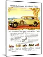 GM Buick-More and Better Miles-null-Mounted Art Print