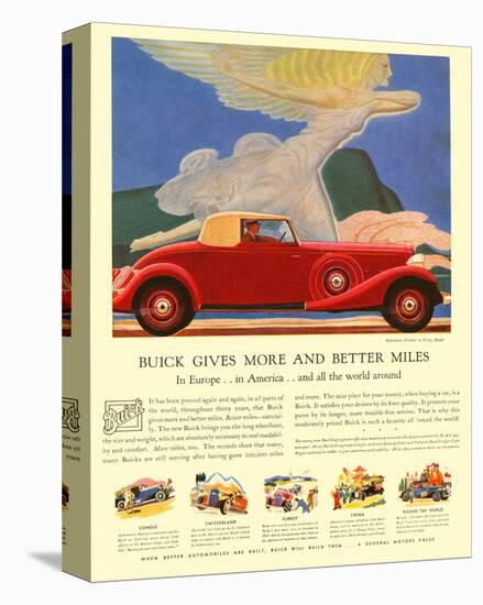 GM Buick - More & Better Miles-null-Stretched Canvas