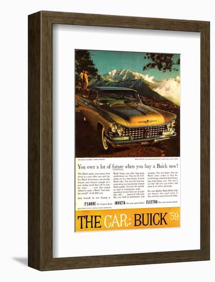 GM Buick - Own a Lot of Future-null-Framed Premium Giclee Print