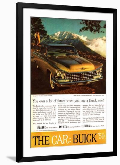 GM Buick - Own a Lot of Future-null-Framed Premium Giclee Print