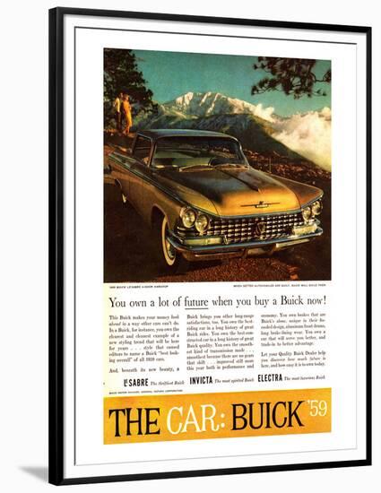 GM Buick - Own a Lot of Future-null-Framed Premium Giclee Print