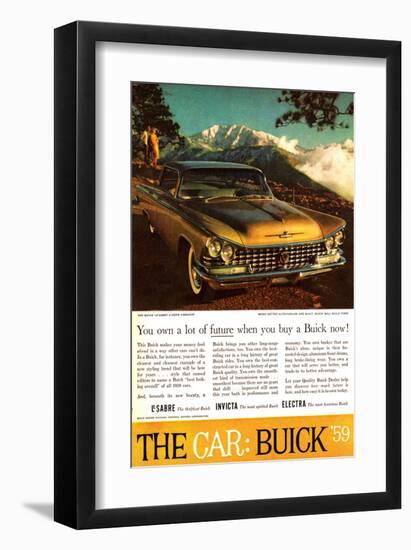 GM Buick - Own a Lot of Future-null-Framed Art Print