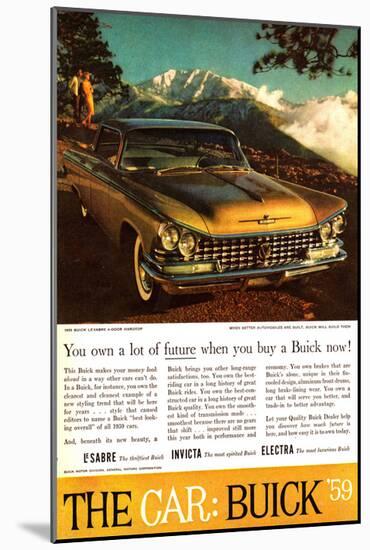 GM Buick - Own a Lot of Future-null-Mounted Art Print