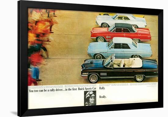 GM Buick - Rally Driver-null-Framed Art Print