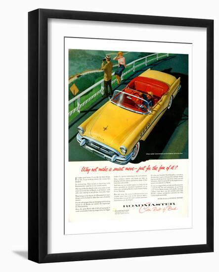 GM Buick Roadmaster Smart Move-null-Framed Art Print