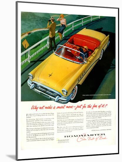 GM Buick Roadmaster Smart Move-null-Mounted Art Print