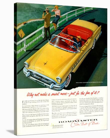 GM Buick Roadmaster Smart Move-null-Stretched Canvas