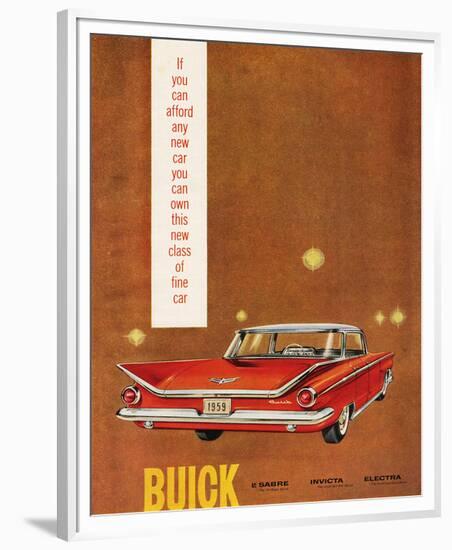 GM Buick Sabre Invicta Electra-null-Framed Premium Giclee Print