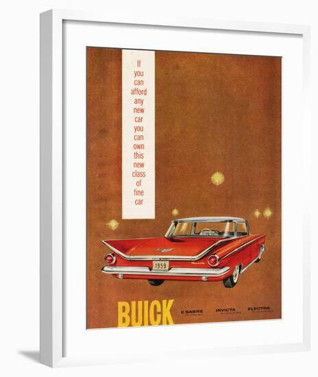 GM Buick Sabre Invicta Electra-null-Framed Art Print