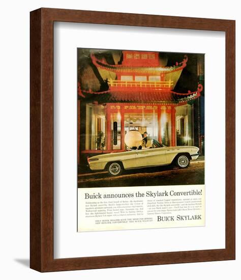 GM Buick Skylark Convertible-null-Framed Art Print