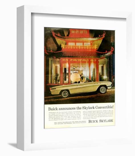 GM Buick Skylark Convertible-null-Framed Art Print