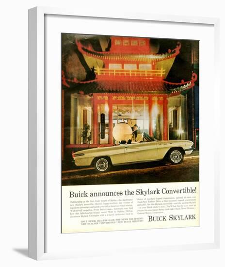 GM Buick Skylark Convertible-null-Framed Art Print