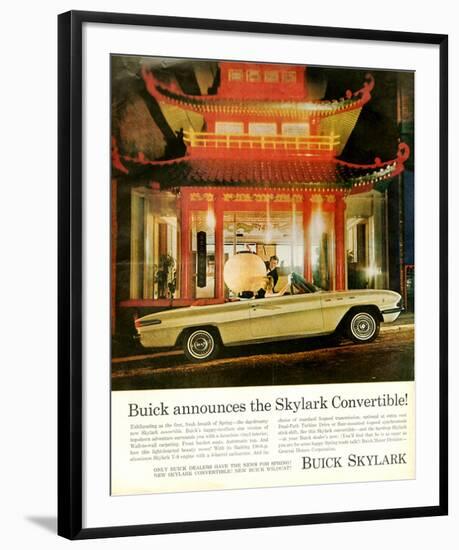 GM Buick Skylark Convertible-null-Framed Art Print