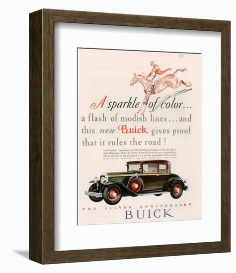 GM Buick - Sparkle of Color-null-Framed Art Print