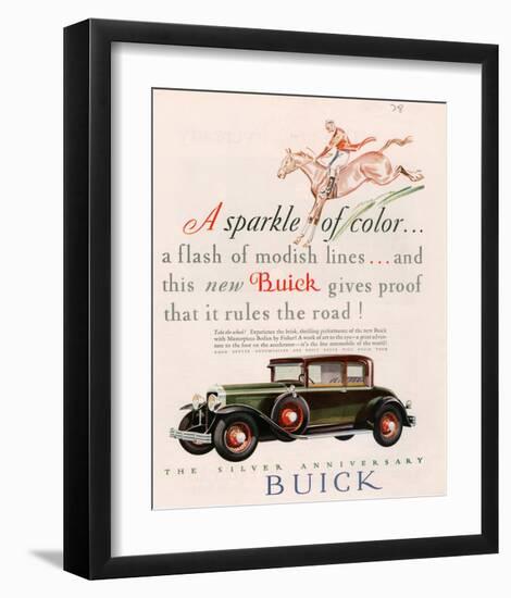 GM Buick - Sparkle of Color-null-Framed Art Print