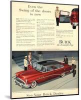 GM Buick - Swing of the Doors-null-Mounted Art Print