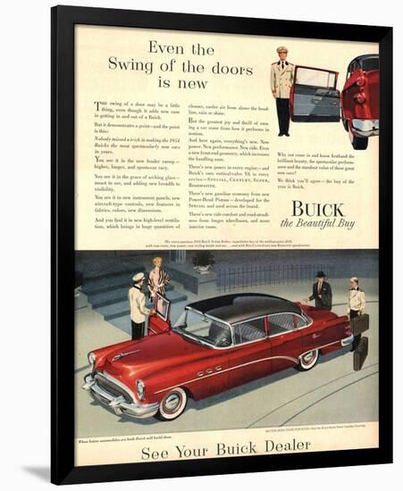 GM Buick - Swing of the Doors-null-Framed Art Print